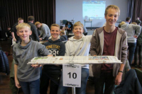 Auf dem 2. Platz: Louis Gerding, Fabian Göckener, Kai Lesting und Sven Steinkamp