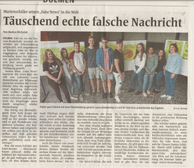 Projekt Fake News 20.06.18